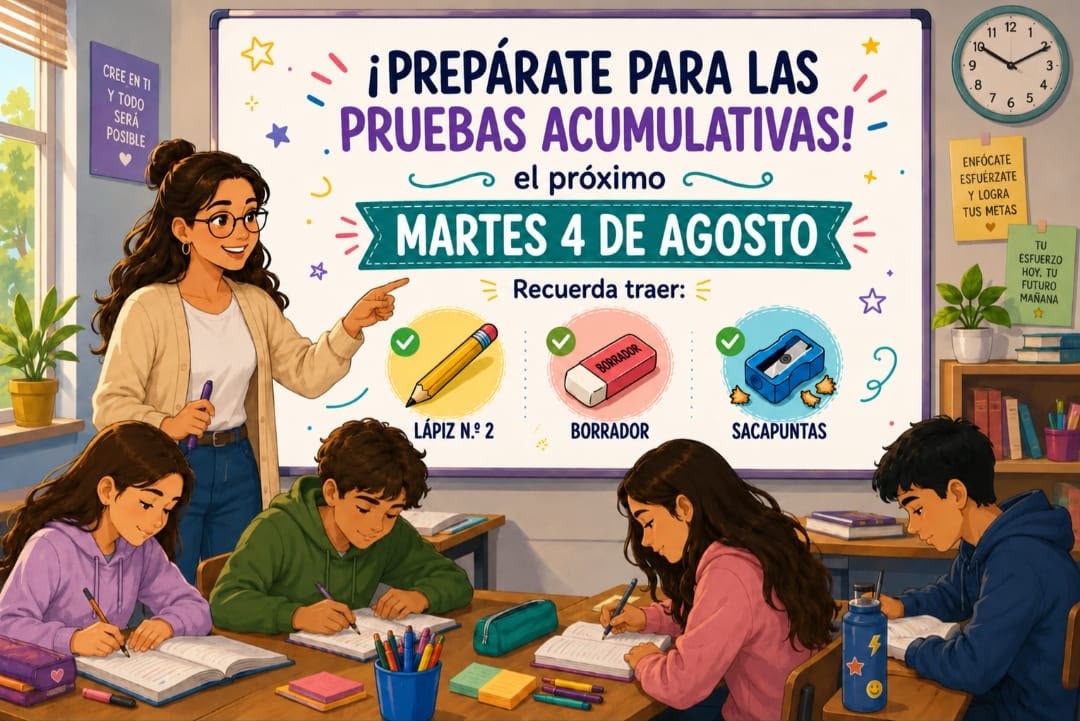 Prepárate y supérate...